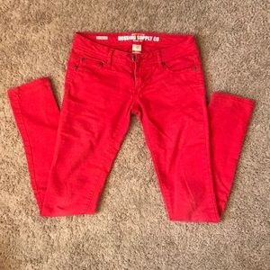 Mossimo red jeans